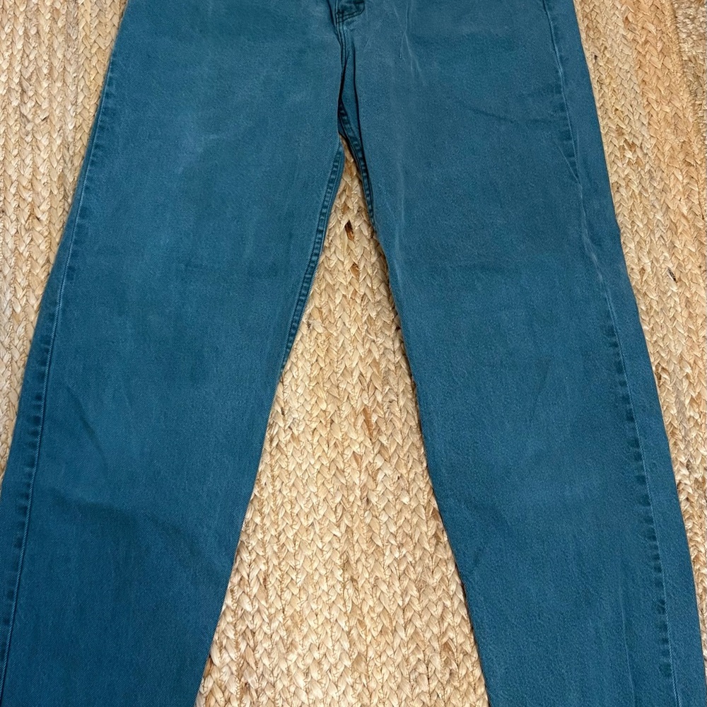 Eddie Bauer Men's Teal Straight Jeans